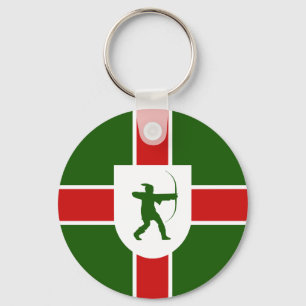 Vlag van Nottinghamshire Sleutelhanger