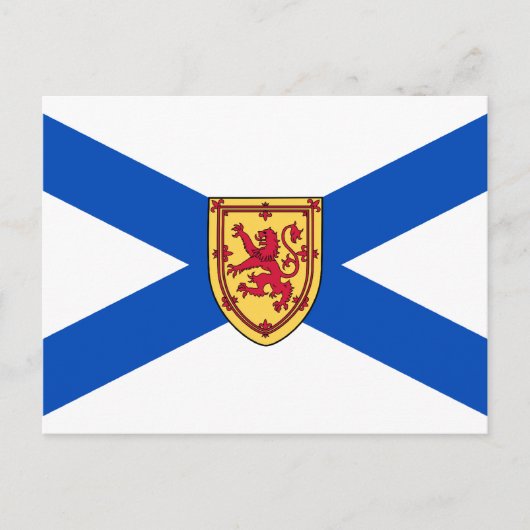 vlag van Nova Scotia Briefkaart (Voorkant)