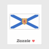 Vlag van Nova Scotia, Canada Sticker (Vel)