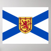 Vlag van Nova Scotia (Canadese provincie) Poster (Voorkant)