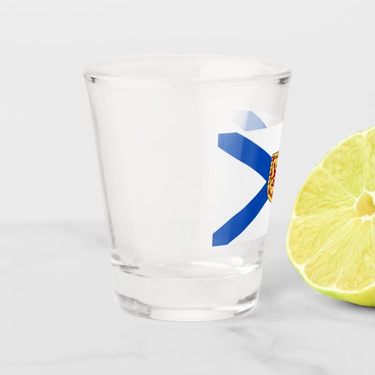 Vlag van Nova Scotia (Canadese provincie) Shot Glas (Links)