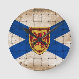 Vlag van Nova Scotia Ronde Klok