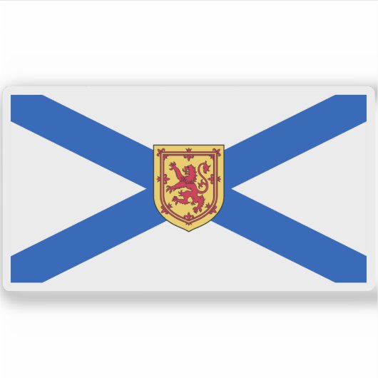 Vlag van Nova Scotia Sticker (Voorkant)
