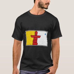 Vlag van Nunavut Territory - Noord-Canada T-shirt