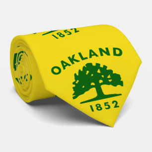 Vlag van Oakland, Californië Stropdas