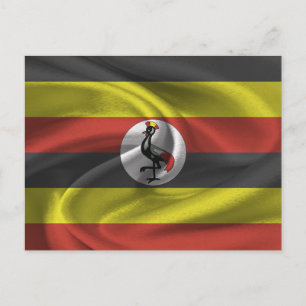 Vlag van Oeganda Briefkaart