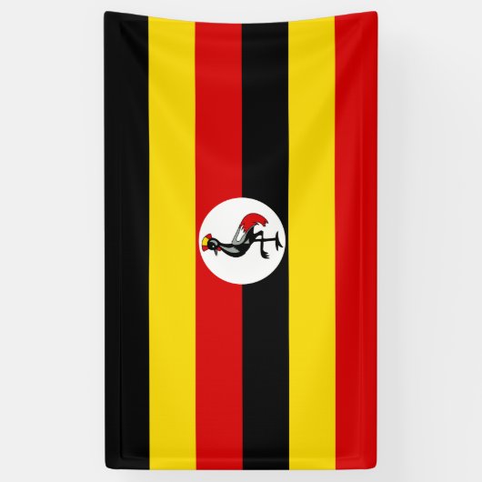 Vlag van Oeganda Spandoek (Verticaal)