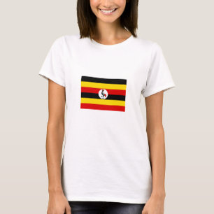 Vlag van Oeganda T-shirt