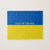 Vlag van Oekraïne 8"x10" Jigzaag Puzzle Legpuzzel (Horizontaal)