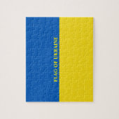 Vlag van Oekraïne 8"x10" Jigzaag Puzzle Legpuzzel (Verticaal)