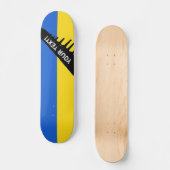 Vlag van Oekraïne Skateboard (Voorkant)