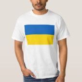 vlag van Oekraïne - vlag van Oekraïne - П - Уапор T-shirt (Voorkant)