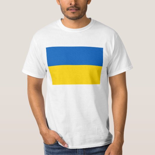 vlag van Oekraïne - vlag van Oekraïne - П - Уапор T-shirt (Voorkant)