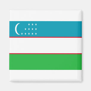 Vlag van Oezbekistan Magneet
