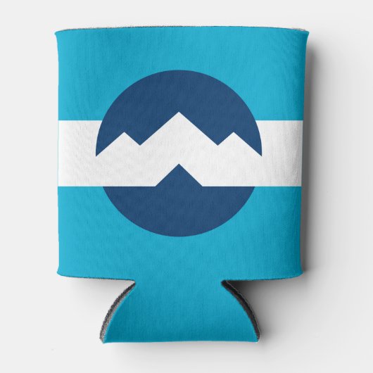 Vlag van Ogden, Utah Blikjeskoeler (Voorkant)