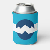 Vlag van Ogden, Utah Blikjeskoeler (Blikje Achterkant)