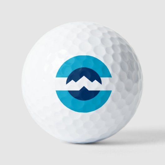 Vlag van Ogden, Utah Golfballen (Voorkant)
