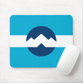 Vlag van Ogden, Utah Muismat (Met muis)