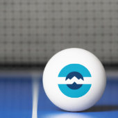 Vlag van Ogden, Utah Pingpongballen (Net)