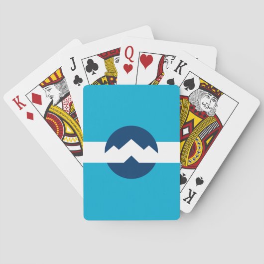 Vlag van Ogden, Utah Pokerkaarten (Achterkant)