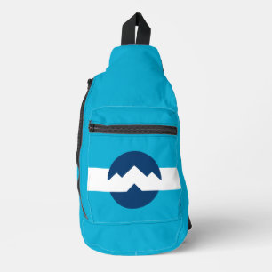 Vlag van Ogden, Utah Sling Bag