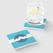 Vlag van Ogden, Utah Stenen Onderzetter (Zijkant)