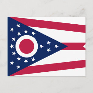 Vlag van Ohio Briefkaart
