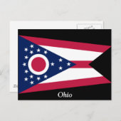 Vlag van Ohio Briefkaart (Voorkant / Achterkant)