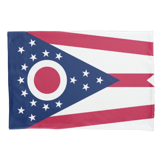 Vlag van Ohio Kussensloop (Voorkant)