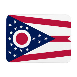 Vlag van Ohio Magneet