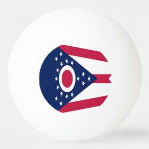 Vlag van Ohio Pingpongballen
