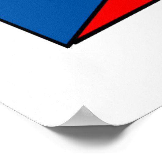 Vlag van Ohio Poster (Hoek)