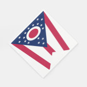 Vlag van Ohio Servet (Hoek)