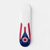 Vlag van Ohio Skateboard (Voorkant)
