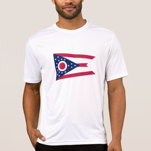Vlag van Ohio T-shirt (Voorkant)