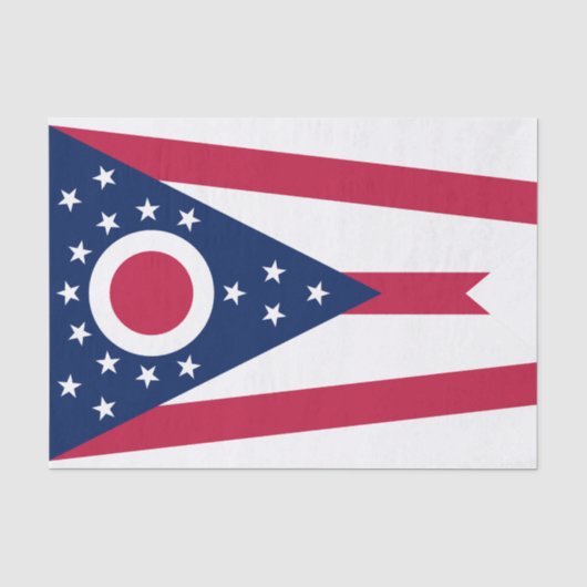 Vlag van Ohio Tissuepapier (Voorkant)