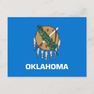 Vlag van Oklahoma Briefkaart