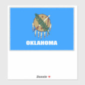 Vlag van Oklahoma Sticker (Vel)