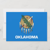 Vlag van Oklahoma, Vlag van Oklahoma Wedding Kaart (Achterkant)