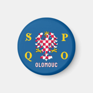 Vlag van Olomouc Magneet
