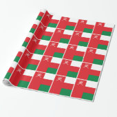 Vlag van Oman Cadeaupapier (Uitgerold)