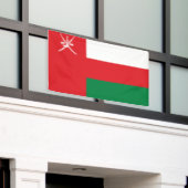 Vlag van Oman Spandoek (Buitenkant Gebouw)