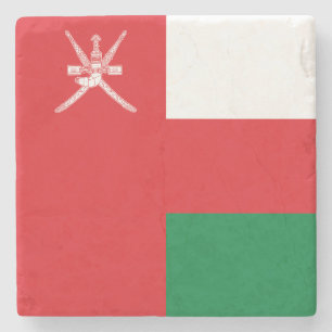 Vlag van Oman Stenen Onderzetter