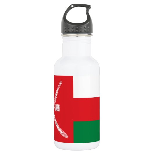 Vlag van Oman Waterfles (Voorkant)