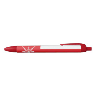 Vlag van Oman Zwarte Inkt Pen