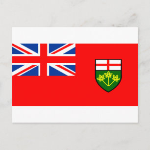 Vlag van Ontario Briefkaart