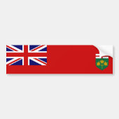Vlag van Ontario Bumpersticker (Voorkant)