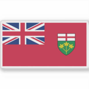 Vlag van Ontario Sticker