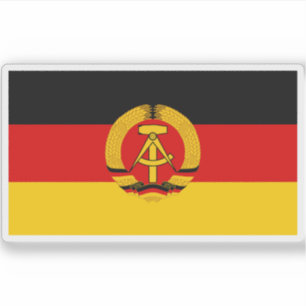 Vlag van Oost-Duitsland - DDR (1959-1990) Sticker