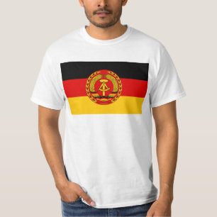 Vlag van Oost-Duitsland - Flagge der DDR (GDR) - N T-shirt